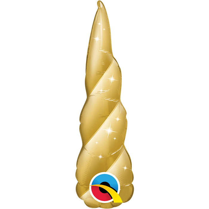 Golden Unicorn Horn 14" (2 Per Package)