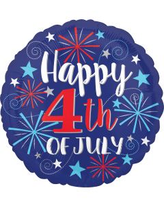 Happy 4th of July Festive 18"