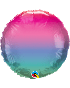 Iridescent and Ombre Mylar Round ( Choose Your Color ) 18"