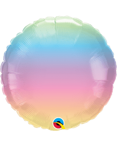 Iridescent and Ombre Mylar Round ( Choose Your Color ) 18"