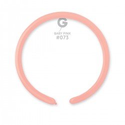 Solid Balloon Baby Pink D2 (160)-073 | 50 balloons per package of 1'' each