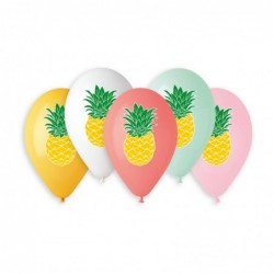 Colorful Pineapple Balloon GS120-784 | 50 balloons per package of 13'' each