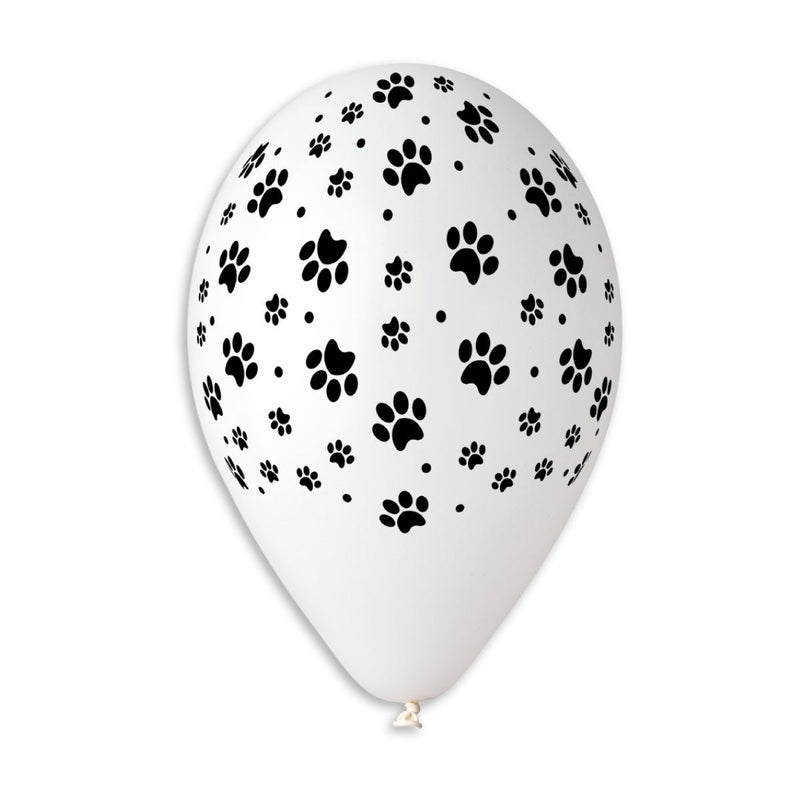 Dog Dots PAWS Printed Balloon GS110-636 | 50 balloons per package of 12'' each