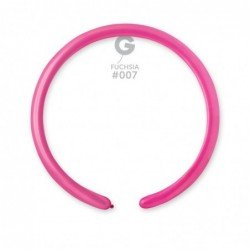 Solid Balloon Fuchsia D2 (160)-007 | 50 balloons per package of 1'' each