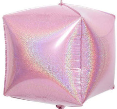Cube Shaped Foil Balloon - 24” inch each (Choose your color)