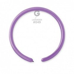 Solid Balloon Lavender D2 (160)-049 | 50 balloons per package of 1'' each