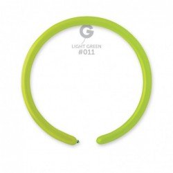 Solid Balloon Light Green D2 (160)-011 | 50 balloons per package of 1'' each