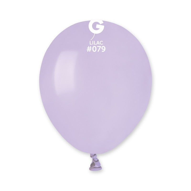 Solid Balloon Lilac A50-079 | 100 balloons per package of 5'' each