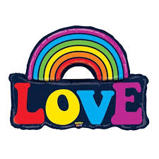 Rainbow Love 37"