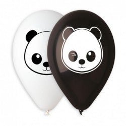 Panda Printed Balloon GS120-868-904 | 50 balloons per package of 13'' each