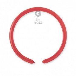 Metallic Balloon Red D2M (160)-053 | 50 balloons per package of 1'' each
