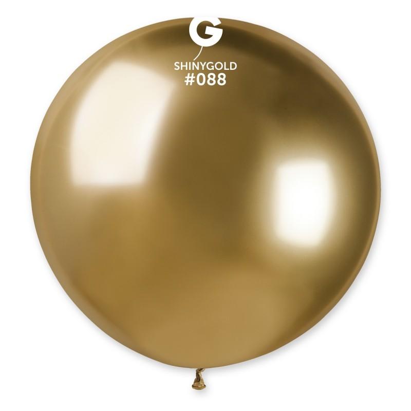 Shiny Gold Balloon GB30-088 31" | Gemar Balloons USA