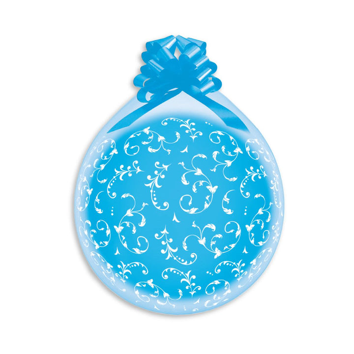 G18: #625 White Stuffing Printed Balloons (25 Pcs) 18"
