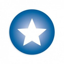 Solid Balloon Star Navy Blue AS50-803 | 100 balloons per package of 5'' each