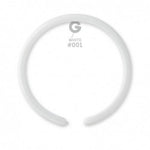 Solid Balloon White D2 (160)-001 | 50 balloons per package of 1'' each