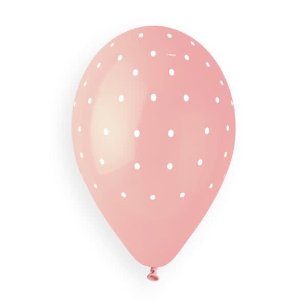Chic Dots Baby Pink GS120-1051 | 50 balloons per package of 13'' each