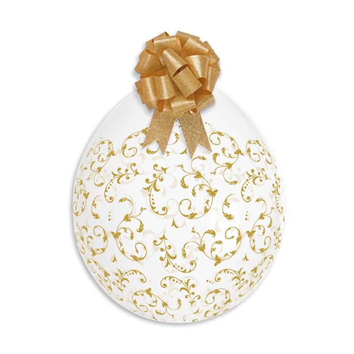 G18: #625 Gold Stuffing Printed Balloons (25 Pcs) 18"
