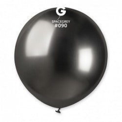 Shiny Space Grey GB150-090 19" Houston | Shiny balloons Houston