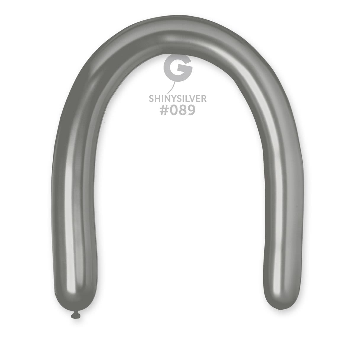 Shiny Silver DB6-089 3" Houston | Shiny balloons Houston