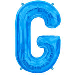 Letter G  Blue- 34