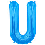 Letter U Blue- 34
