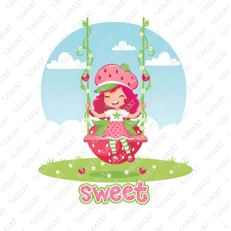 Strawberry Girl Character Standee Cutout