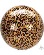 Animal Print Orbz 16" in - Foil Balloon - Leopard