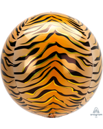 Animal Print Orbz 16" in - Foil Balloon - Tiger