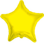 Yellow Solid Star 18" Single Pack