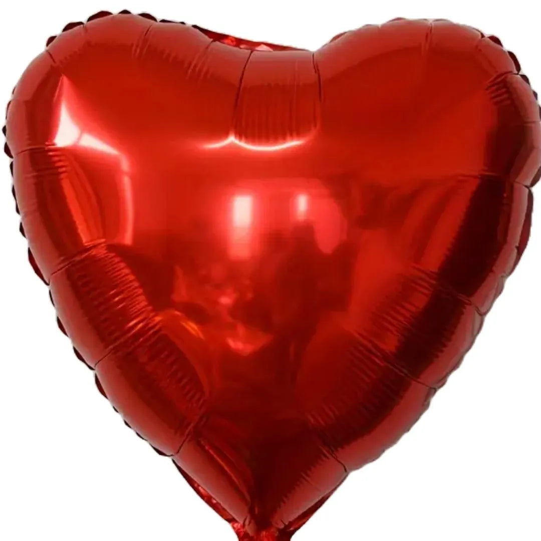 2 Heart Shaped Foil Balloon 18" in (Choose your color)