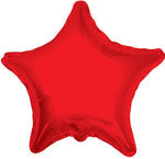 Red Solid Star 18" Single Pack