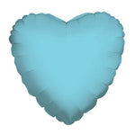 Light Blue Heart Shaped Foil Balloon 4