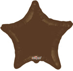 Chocolate Solid Star 18" Single Pack