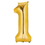 Number 1 Gold - 34" in