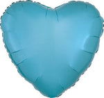 Caribbean Blue Heart 18" Single Pack
