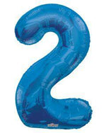 Number 2 Blue - 34" in