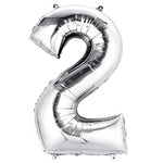 Number 2 Silver - 14" in