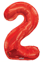 Number 2 Red - 34" in