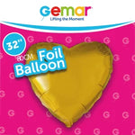 Gold Heart Gemar Single Pack 32"