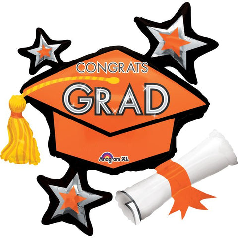 Congrats Grad Cluster Orange 31