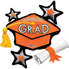 Congrats Grad Cluster Orange 31