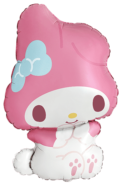 33" Hello Kitty My Melody Foil Balloon