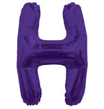 Letter H Purple- 14" in