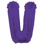 Letter V Purple- 14" in