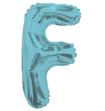 Letter F Light Blue- 14" in