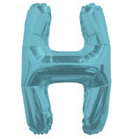 Letter H Light Blue- 14