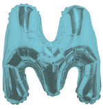 Letter M Light Blue- 14