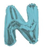 Letter N Light Blue- 14
