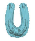 Letter U Light Blue- 14
