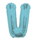 Letter V Light Blue- 14